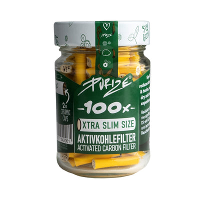 PURIZE Filtros XTRA SLIM (Tarro de 100u)