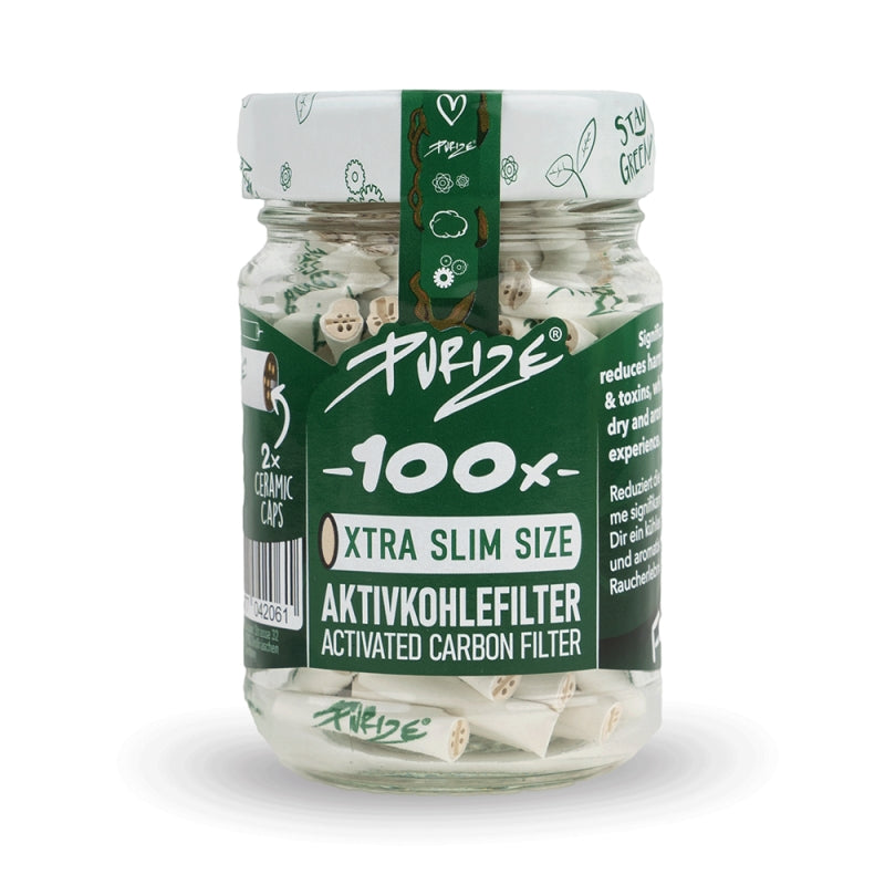 PURIZE Filtros XTRA SLIM (Tarro de 100u)