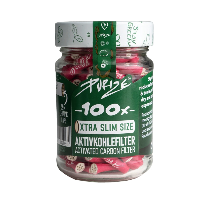 PURIZE Filtros XTRA SLIM (Tarro de 100u)