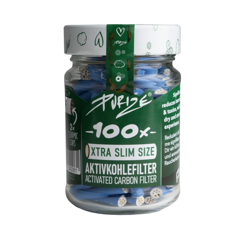 PURIZE Filtros XTRA SLIM (Tarro de 100u)